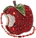 Mary Frances 10-187 First Bite Shoulder Bag,Red/Green,One Size