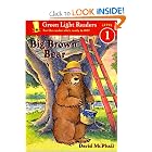 Big Brown Bear (Green Light Readers Level 1) by David McPhail and John O'Connor