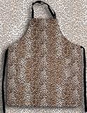 Jaguar Cheetah Animal Print Apron MADE IN USA - TOP RATED for Grilling, Barbecue, Kitchen and Cooking Gifts for a Man, Men, HIM HER Woman Women,