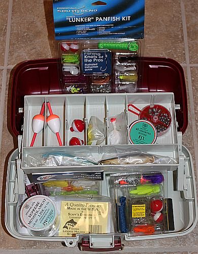 Plano Single Tray Tackle Box - W/Mega 250 Piece Tackle Kits Included!
