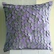 Winter Magic - Throw Pillow Covers - Suede Pilllow Cover with Felt Embroidery