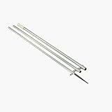 Lee'S 16' Mkii Bright Silver Pole W/ Black Spike 1 1/2 Od - Fishing/Watersports - Lee'S Tackle Inc.