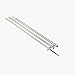 LEE'S 16' MKII BRIGHT SILVER POLE W/ BLACK SPIKE 1 1/2 OD