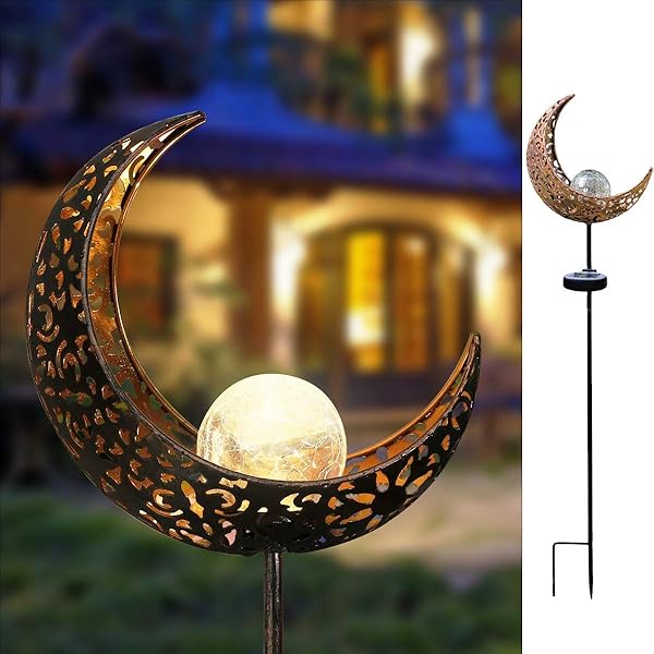 Garden Solar Lights Outdoor Decorations Lawn Ornaments Moon