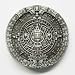 AZTEC CALENDAR Belt Buckle Mayan Mexico Toltec Design