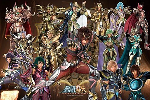 1000 piece Knights of the Zodiac Saint Seiya Burn Cosmo (50x75cm) by ensky