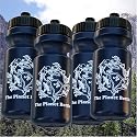 Set of 4 - The Planet Bottle Recycled 20 oz BPA-Free Non-leaching Made in the USA Plastic Water Bottle