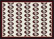 San Francisco 49ers 7'8 x 10'9" Premium Pattern Rug (Alternate Color)