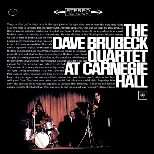 CD-Charts  Music : The Dave Brubeck Quartet at Carnegie Hall