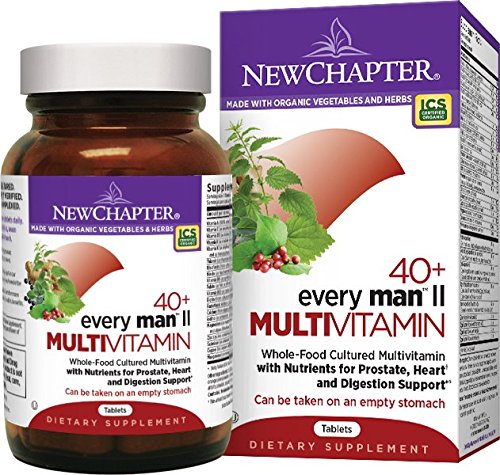 New chapter every man ii 40+, men s multivitamin fermen…