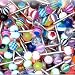 Lot of 20 Assorted Surgical Steel Barbell Tongue Rings 14 Gauge (20 Pack) - Free Shipping
