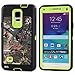 Kecko Defender Series Realtree Camo Full Body Armor Protective Silicon Case Cover with Built-in Screen Protector for Samsung Galaxy Note 4 - Forest Green