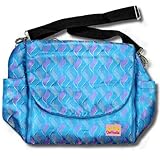Blue Waves Silk Boutique Diaper Bag