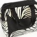 Fit & Fresh Ladies Downtown Insulated Lunch Bag with Ice Pack, Exterior Pocket with Zipper Closure, Zebra