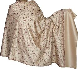Kashmiri Shawls Clothing for Winter with Embroidery on Wool Fabric 80 x 40 inches (ebs248)