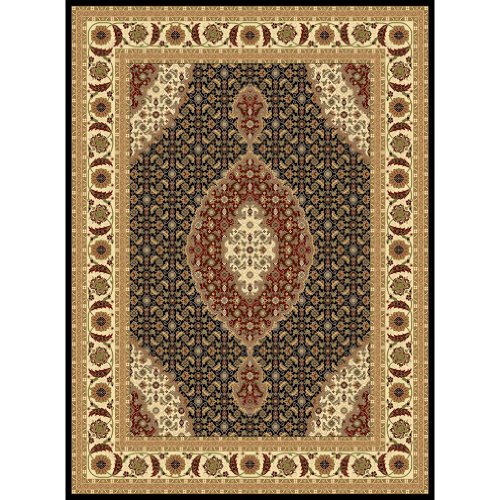 Rug Factory Plus Mona Lisa Floral Filigree Rug - Black