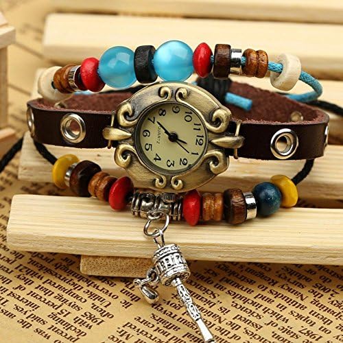 Darling Gifts A group ofdirect Leather Bracelet table Vintage Leather Bracelet Watch alternative fashion hot recommendation