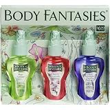 Body Fantasy Pear, Cherry Blsm,Lavender 1.7oz Body Spray Gift Set