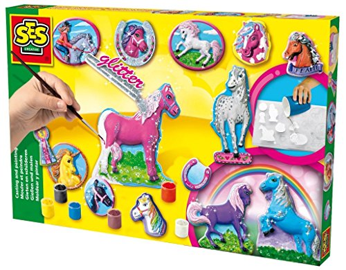 Imagen 6 de SES 01155 - Juego para modelar y pintar caballos [importado de Alemania]