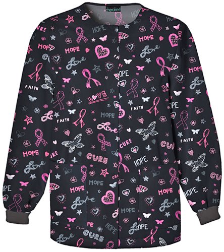 Cherokee 2643C Women's Snap Front Warm-Up Jacket