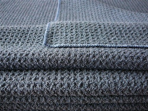 Microfasertuch Trockenwunder - zieht Wasser wie ein Magnet - perfekt für Autolacke, den Einsatz in der Küche, in der Gastronomie - superweiche Premium-Qualität für besten Werterhalt - 60x40 cm dkl.blau