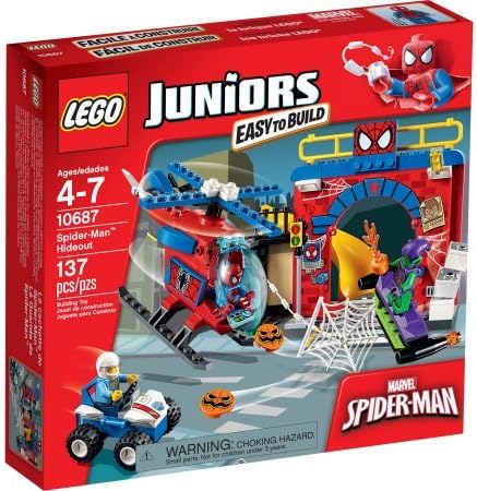 LEGO Juniors 10687 Spider-Man Hideout, Easy-to-build Hideout