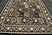 Generations Traditional Panel Squares Persian Area Rug, 2' x 3', Black
