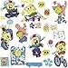 RoomMates RMK1838SCS Spongebob Skaters Peel and Stick Wall Decals