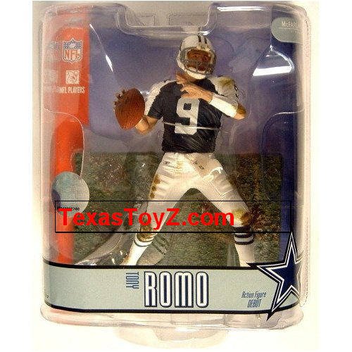 TONY ROMO Dallas Cowboys Quarterback THANKSGIVING Day CHASE VARIANT Football Action Figure collectible McFarlane Toys NFL Series 15