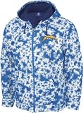 San Diego Chargers Shout Out Full Zip Hoodie Hooded Sweatshirt