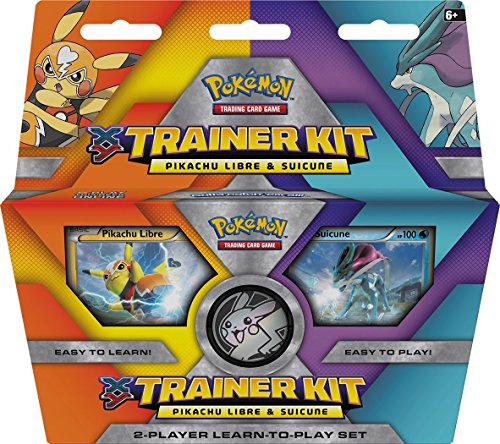 Pokemon TCG: XY Trainer Kit-Pikachu Libre and Suicune 2-Player Learn-to-play Set