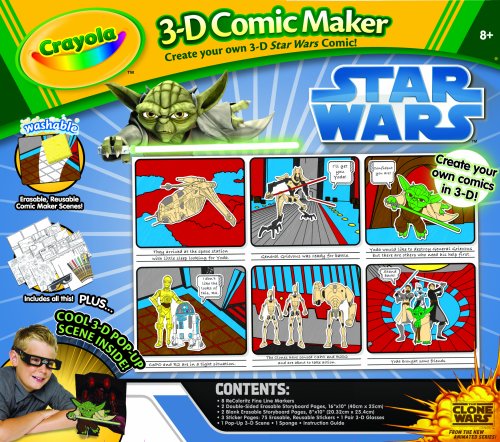 613hmcUQ13L Crayola Star Wars Clone Wars 3D Comic Maker