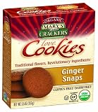 Mary's Gone Crackers love Cookies, Ginger Snaps, 5.5-Ounce Boxes (Pack of 6)