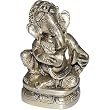 Hindu God Ganesha Brass Statue Playing Manjira