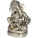 Hindu God Ganesha Brass Statue Playing Manjira