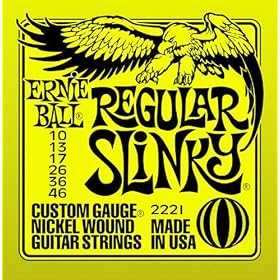 1 set of Ernie Ball Regular Slinky electric Guitar strings