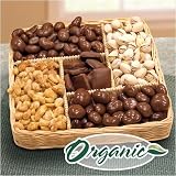 Mendocino Organic Chocolate & Nuts Gift Basket