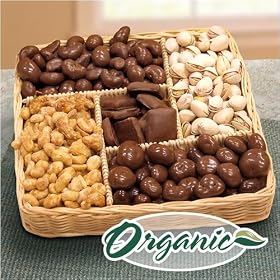 Mendocino Organic Chocolate & Nuts Gift Basket