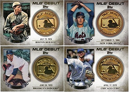 2016-Topps-Series-1-MLB-Baseball-EXCLUSIVE-Factory-Sealed-Retail-Box-with-10-Packs-101-Cards-including-VERY-SPECIAL-MLB-DEBUT-Commemorative-Medallion-Card-Loaded-with-Cool-Inserts-New-RC-Cards