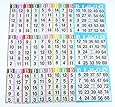 Bingo Paper Cards - 3 cards - 10 sheets - 100 packs of 10 sheets - 3000 cards