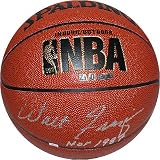 Walt Frazier Autographed Indoor/Outdoor Basketball with HOF 87 Inscription