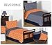Sweet Jojo Designs Baby Changing Pad Cover for Orange and Navy Blue Arrow Collection