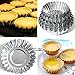 4 Sizes 20pcs Egg Tart Aluminum Cupcake Cake Cookie Mold Lined Mould Tin Baking Tool by XCL