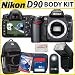 Nikon D90 SLR Digital Camera with SSE Premium Upgrade Kit: Includes: Deluxe Shockproof Weather Resistant Backpack, 32GB SDHC Memory Card, Wireless Remote, Dedicated Shoe Mount Flash and More...
