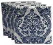 Ideal Home Range Grandeur Blue, 80 Cocktail Napkins