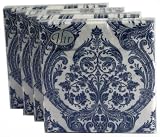 Ideal Home Range Grandeur Blue, 80 Cocktail Napkins