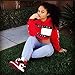 Womens Print Crop Top Hoodie Sweatshirt Jumper Sweater