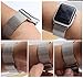 Apple Watch Band, Hapurs Stainless Steel Mesh Replacement Strap Wrist Band Metal Clasp Classic Polishing for Apple Watch (Silver 42mm)Included Adapters
