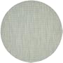 Seafoam Green/Tan Wipeable Charger-Center Round Placemat