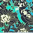 45'' Wide Amy Butler Daisy Chain Wildflowers Navy Fabric By The Yard